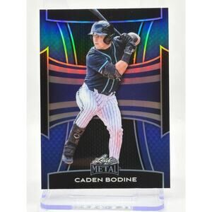 2025 Leaf Metal Baseball Caden Bodine Prismatic Blue Refractor 31/49 SP TB Rays